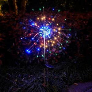 solar copper wire stake multi colour light