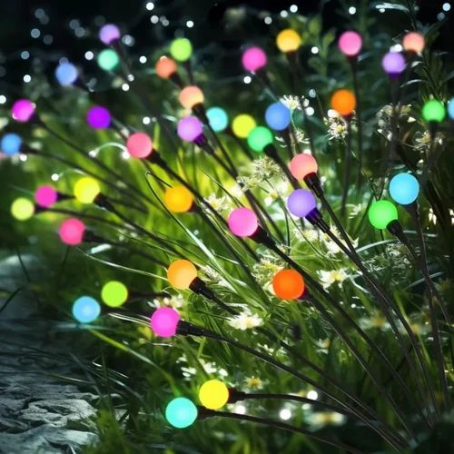 solar firefly lights multi colour (5)
